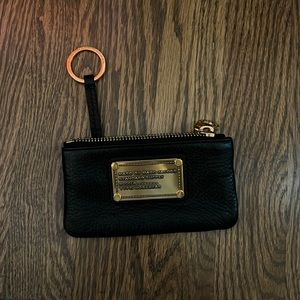 Marc Jacobs black leather wallet